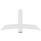 Ekena Millwork Bellingham Architectural Grade PVC Gable Bracket, 60"W x 32 1/2"H x 4"D x 6"F, 13/12 Pitch GBP060X33X0406BEL00 - alternate 4